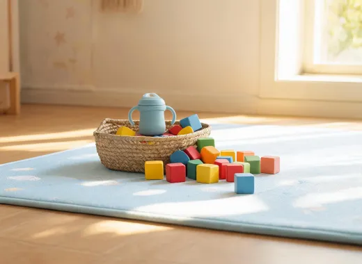Toddler discovery basket