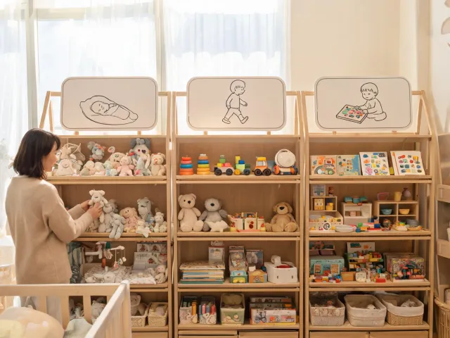 Age-stage gift guide for baby toys